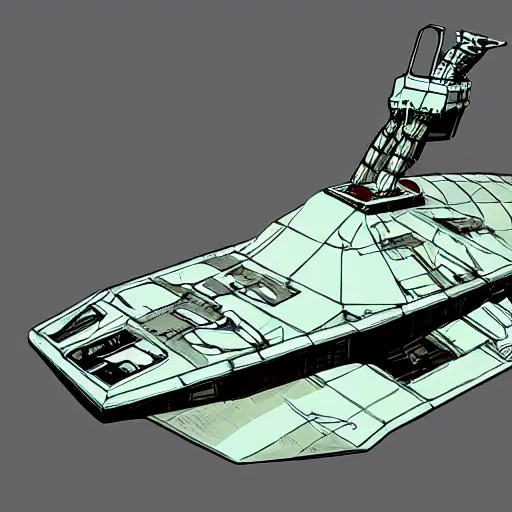 Prompt: scout spaceship with 100-ton hull used for exploration survey and courier duties, artwork for the Traveller rpg