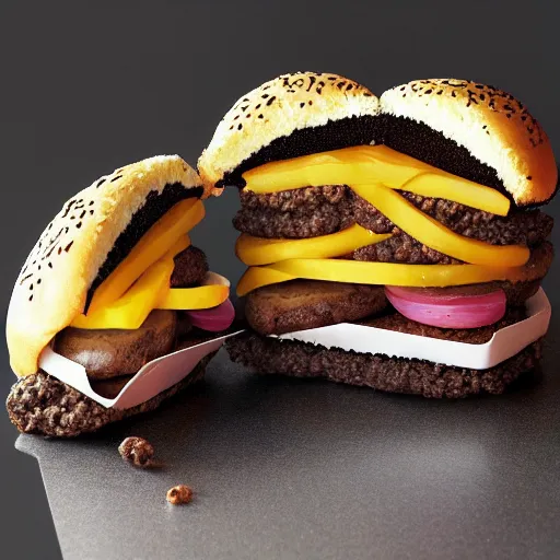 Image similar to New Mcdonalds burger the Big MacOreo - A big mag but with oreo crackers instead of a bun