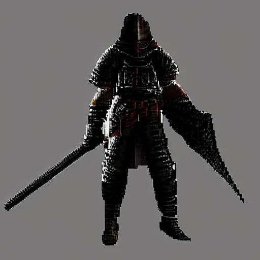 Image similar to 8 bit dark souls character