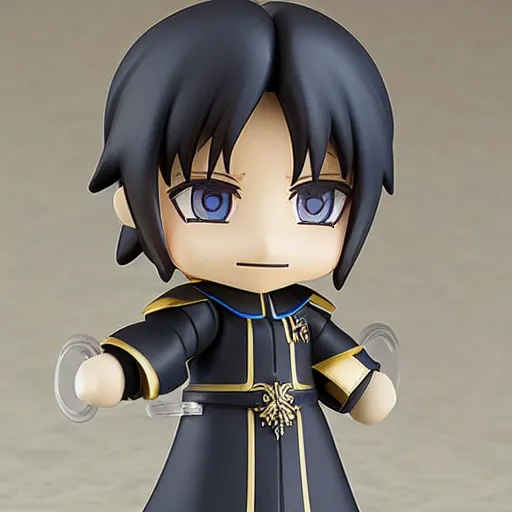 Prompt: wizard, nendoroid, figurine, detailed product photo