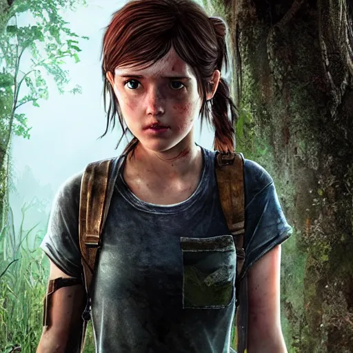 Image similar to elliot paige as ellie in the last of us