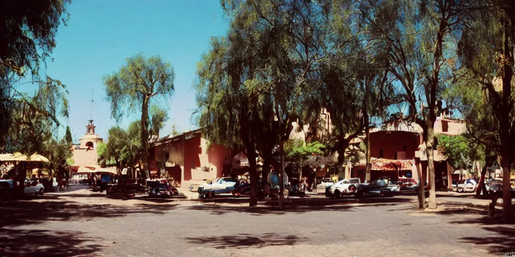 Prompt: photo, tlaquepaque, kodak ektachrome 1 2 0,