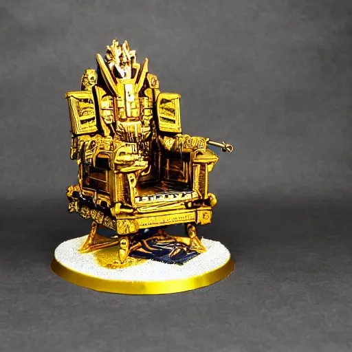 Prompt: the golden throne 4 0 k