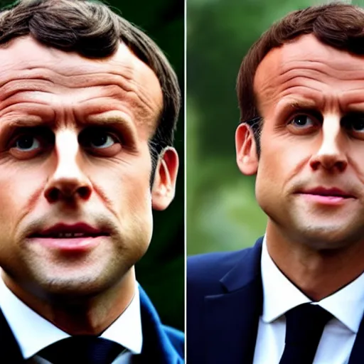 Prompt: macron as a chinese man