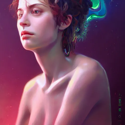 Image similar to terence mckenna, extremely detailed, artstation, 8 k, sensual lighting, incredible art, wlop, artgerm