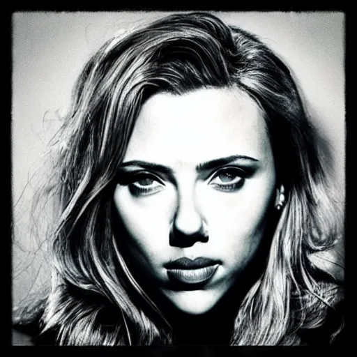 Image similar to “Scarlett Johansson portrait, Matt Hughes”