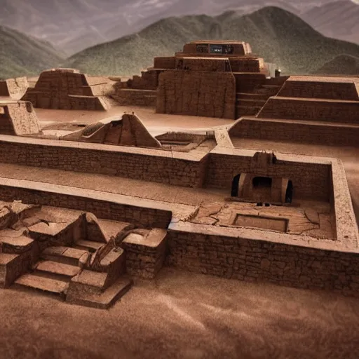 Image similar to Futuristic Inca civilization