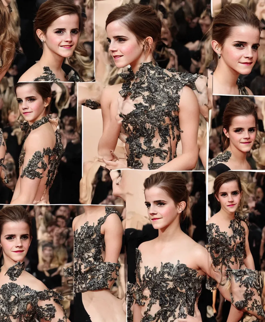 Prompt: Emma Watson transforming into a mare, Animorphs cover, intricate, elegant, highly detailed