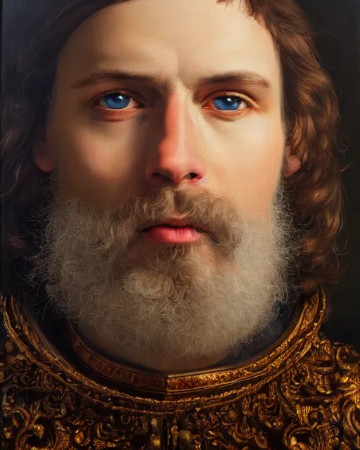Image similar to acrylic painting portrait of balthasar gelt, high production value, intricate details, high resolution, hdr, high definition, masterpiece, realistic, ultrarealistic, highly detailed, hd, sharp focus, non blurry, sharp, smooth