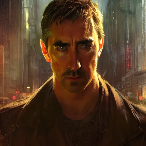 Image similar to lee pace, hyperrealistic portrait, bladerunner street, art of elysium by jeremy mann and alphonse mucha, fantasy art, photo realistic, dynamic lighting, artstation, poster, volumetric lighting, very detailed face, 4 k, award winning