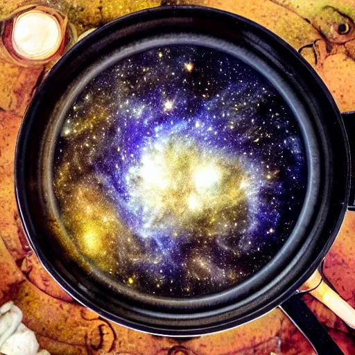 Image similar to universe in a pot, universe