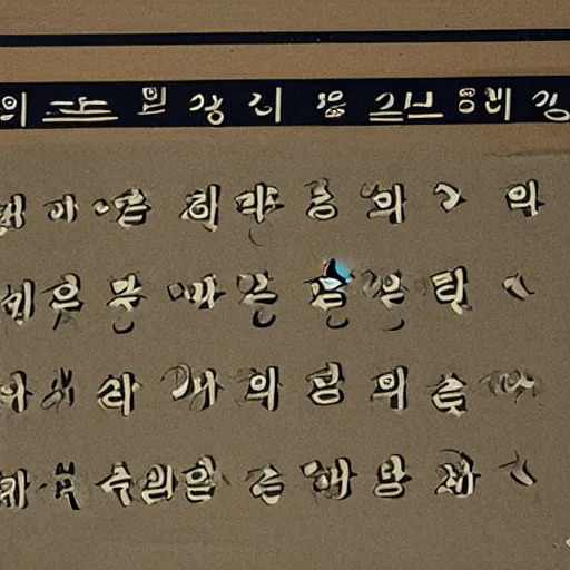 Prompt: Korean text