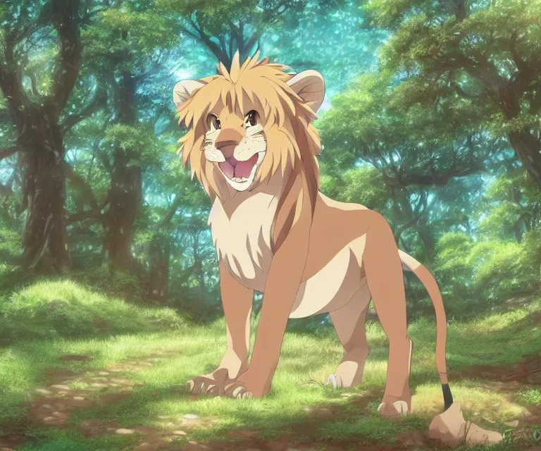 Underrated animated Lion: Kuraha from the anime Noragami. Steed of the  goddesss Bishamon. : r/Lions