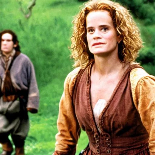 Image similar to elizabeth shue as a hobbit