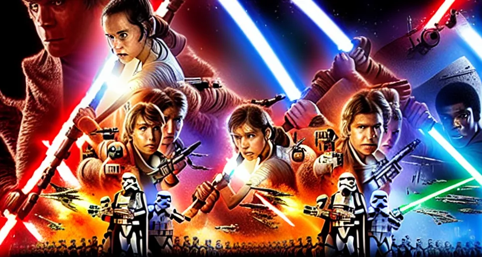 Prompt: Star Wars Movie Poster