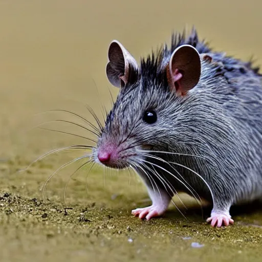 Image similar to mohawk rat