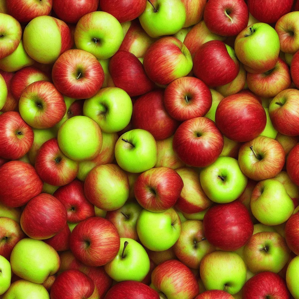 Image similar to seamless apples texture art, 4k