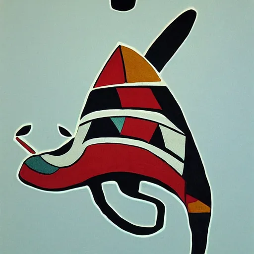 Image similar to haida, pacific northwest, formline whale, native american art