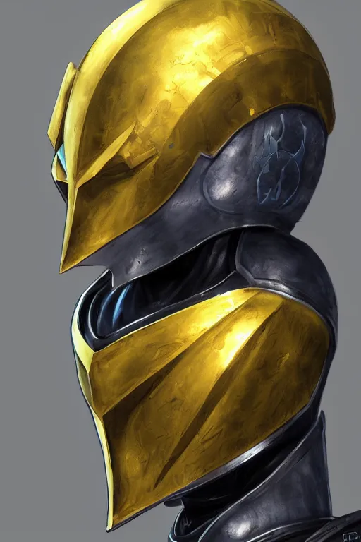 Image similar to helmet armor guardian destiny in witch queen illumination ray tracing hdr fanart arstation by sung choi robot ninja mask and eric pfeiffer and gabriel garza and casper konefal