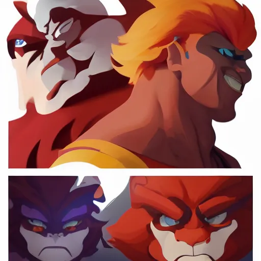 Image similar to face icon stylized minimalist thundercats, loftis, cory behance hd by jesper ejsing, by rhads, makoto shinkai and lois van baarle, ilya kuvshinov, rossdraws global illumination