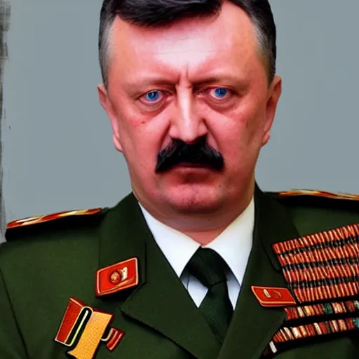 Image similar to Igor Ivanovich Strelkov became the supreme leader for the eternity