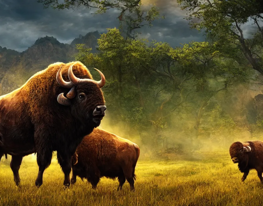 free screensaver wallpapers for american bison | American bison, National  geographic animals, Pet birds