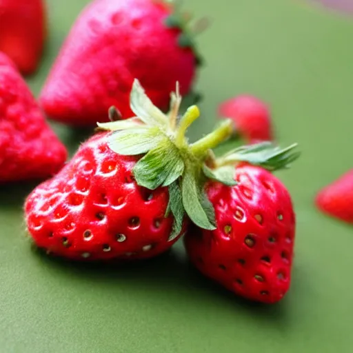 Image similar to adorable strawberry critter