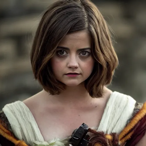 Image similar to jenna coleman as a succubus