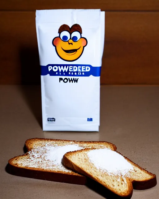 Prompt: powdered toast man