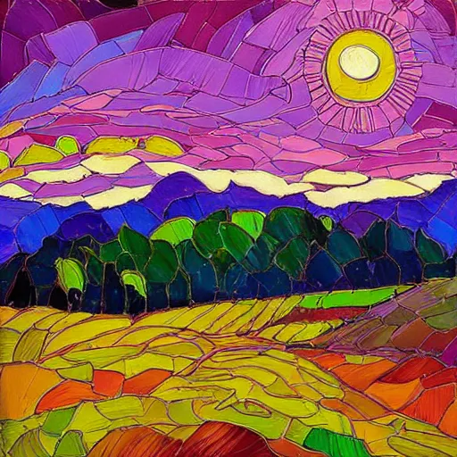 Image similar to sun landscape by erin hanson