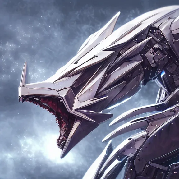 Image similar to detailed maw shot of a gigantic elegant beautiful stunning hot anthropomorphic robot mecha female dragon, swallowing a human, with sleek silver metal armor and cat ears, OLED visor over eyes, food pov, prey pov, micro pov, vore, digital art, mawshot, dragon vore, furry art, high quality, 8k 3D realistic, macro art, micro art, Furaffinity, Deviantart, Eka's Portal, G6