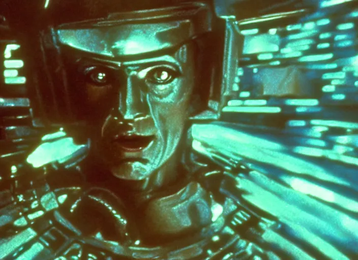 Prompt: a still from a 1 9 8 0 s sci - fi movie with effects by industrial light and magic