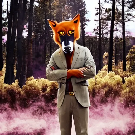 Prompt: a still of a Adult Swim TV Show about about a anthropomorphic Wolfe, created by Tyler The Creator