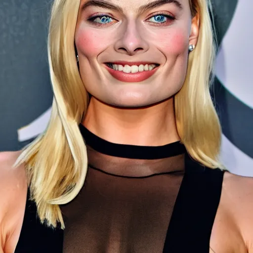 Prompt: hulk margot robbie