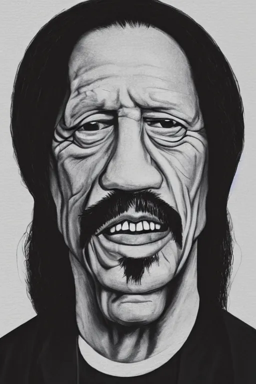 Image similar to portrait of Danny Trejo as church nun