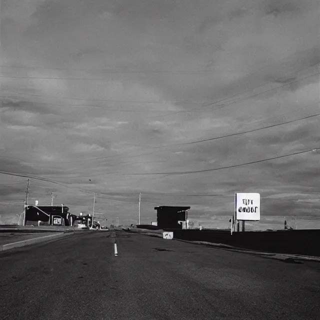 Image similar to the end of the world, photo by william eggelston