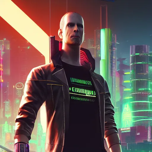 Prompt: nick bostrom in cyberpunk 2 0 7 7 cp 2 0 7 7 3 8 4 0 x 2 1 6 0