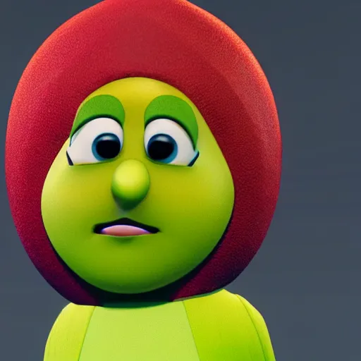still of a character from veggietales who looks like Stable Diffusion