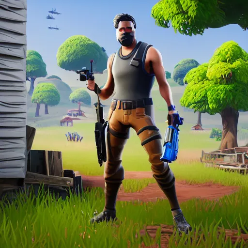 Image similar to a detailed portrait of george floyd in fortnite, unreal engine 5 rendered, incredibly highly detailed and realistic, 8 k, sharp focus, studio quality