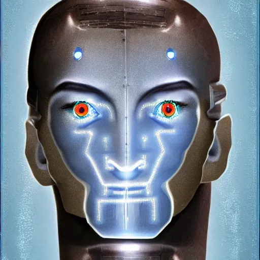 Image similar to half human half robot
