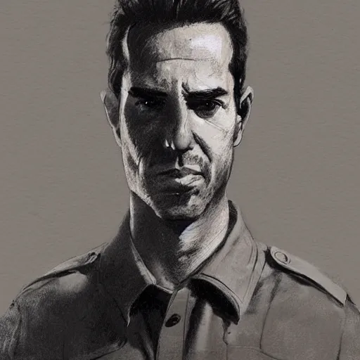 Image similar to portrait of leader of a spanish communist revolution ruben c sanchez, colourised, face portrait, epic, tragic, military art, fantasy, dieselpunk, hd shot, digital portrait, beautiful, artstation, comic style, by artgerm, guy denning, jakub rozalski, magali villeneuve and charlie bowater