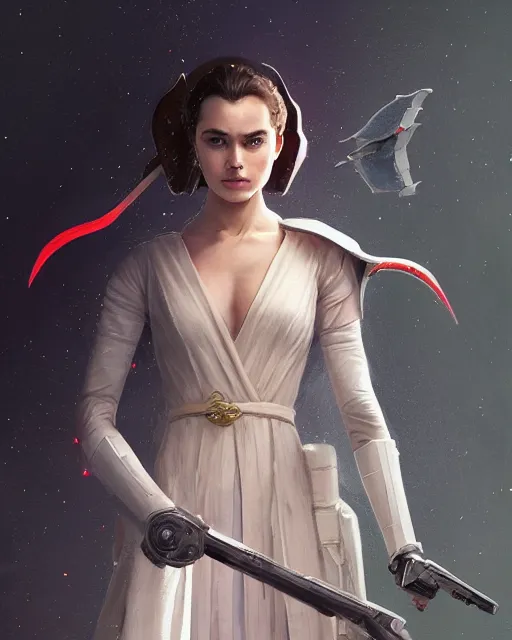 Image similar to Padme Amidala, full body, sharp details, sharp focus, elegant, highly detailed, illustration, by Jordan Grimmer and greg rutkowski and PiNe(パイネ) and 薯子Imoko and 香川悠作 and wlop and maya takamura, intricate, beautiful, Trending artstation, pixiv, digital Art