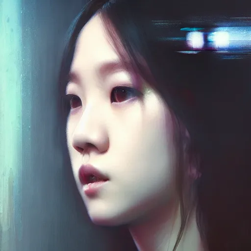 Image similar to jisoo of blackpink, hyperrealistic portrait, bladerunner street, art of elysium by jeremy mann and alphonse mucha, fantasy art, photo realistic, dynamic lighting, artstation, poster, volumetric lighting, very detailed face, 8 k, award winning