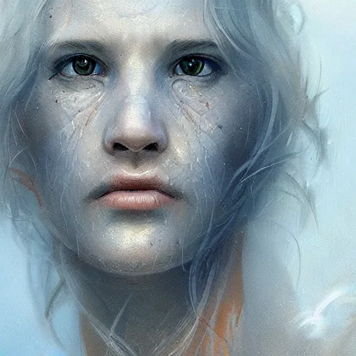 Image similar to a fish made of cloud, highly detailed, digital painting, smooth, sharp, beautiful face, expressive eyes, art by greg rutkowski and alex gray