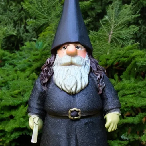 Image similar to Hagrid as a garden gnome