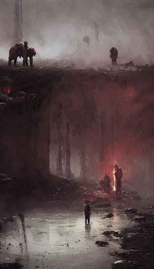 Prompt: The end of an organism, by JAKUB ROZALSKI