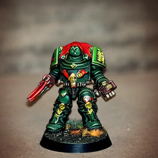 Prompt: Tony Soprano warhammer 40k