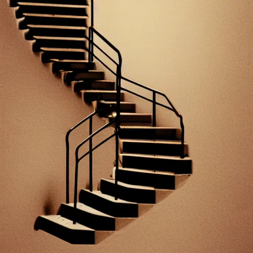 Image similar to m. c. escher stairs, octane render, unreal engine, 4 k