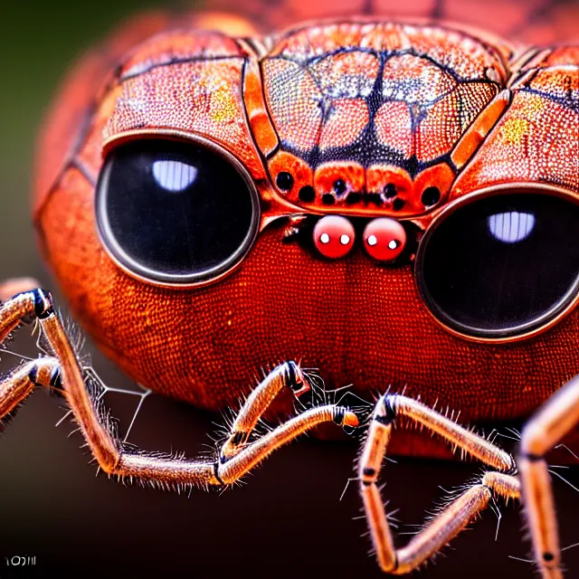 Image similar to man with scary spider face, highly detailed, 8 k, hdr, smooth, sharp focus, high resolution, award - winning photo
