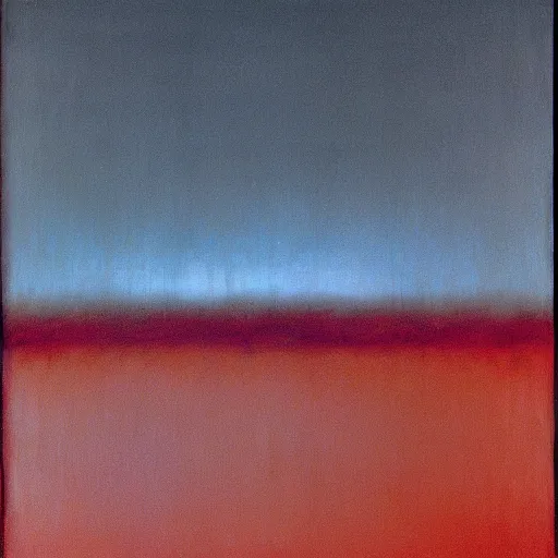 Image similar to the abstract painting'arctic void ', by caspar david friedrich, by rothko